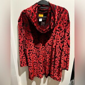 Gorgeous Ruby Rd. cowl neck shirt.  Perfect for Christmas.